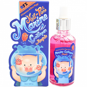 Увлажняющая сыворотка для лица Eflzavacce Hell-Pore Marine Collagen Ample