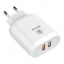 Сетевое зарядное устройство Baseus CCALL-AG02 QC 3.0, 2 USB, 1.5А, Quick charge 3.0