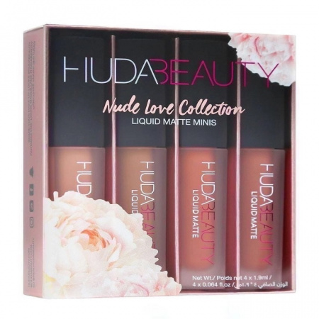 Губная помада Hudabeauty Nude Love Collection Liquid Matte Minis