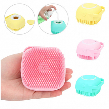 Силиконовая массажная щетка Silicone Massage Bath Brush