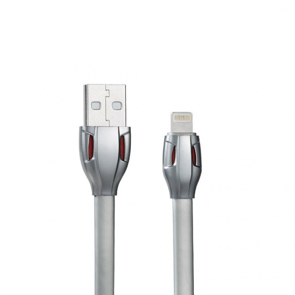 Кабель Remax Laser RC-035i, lightning, 1 м, серебристый