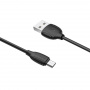 Кабель Borofone BX19 USB - micro USB, 1 м черный