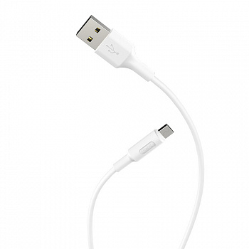 Кабель Hoco X26 Xpress USB - micro USB, 1 м белый