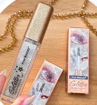 Тушь для ресниц с блестками Kiss Beauty Glitter Dream Mascara 6г