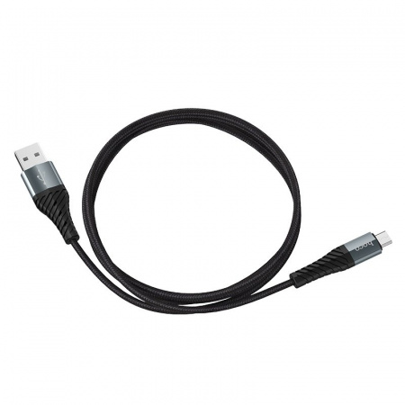 Кабель Hoco X38 USB - micro USB, 1 м черный