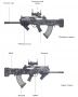 Детский водяной автомат с прицелом QBZ-97