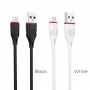 Кабель Borofone BX17 USB - micro USB, 1 м белый