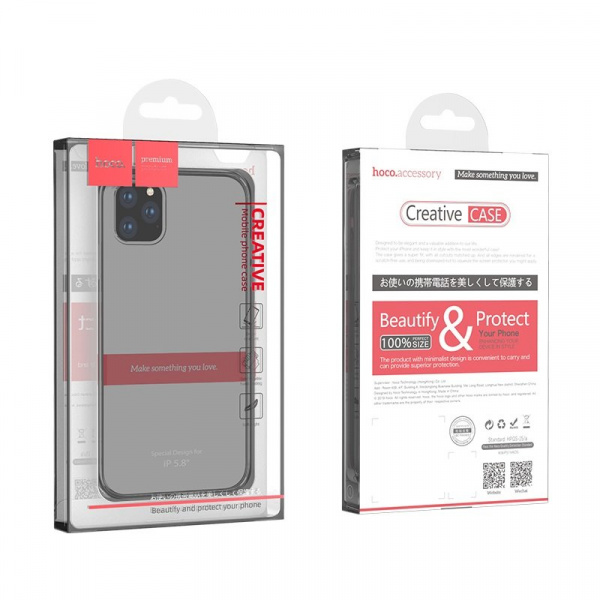 Чехол Hoco iPhone 11 Pro Max Light TPU, черный