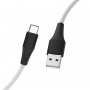 Кабель hoco X32 Excellent, USB - USB Type-C, 1 м, белый