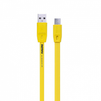 Кабель Remax Full Speed Micro RC-001m USB - micro USB, 1 м желтый