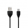 Кабель Remax Lesu RC-050a, USB - USB Type-C, 1 м, черный
