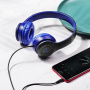 Проводные наушники BOROFONE BO5 Star sound, Jack 3.5mm, 1.2 м, синий, контроллер с микрофоном