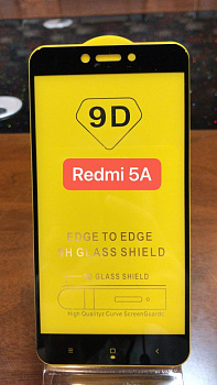Защитное стекло Full Glue для Xiaomi Redmi 5A, черный
