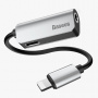 Кабель переходник Baseus L32 CALL32-0S, Apple Lightning - mini jack 3.5 mm