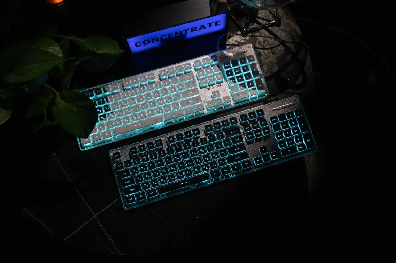 Проводная мембранная клавиатура Cyberlynx IP104