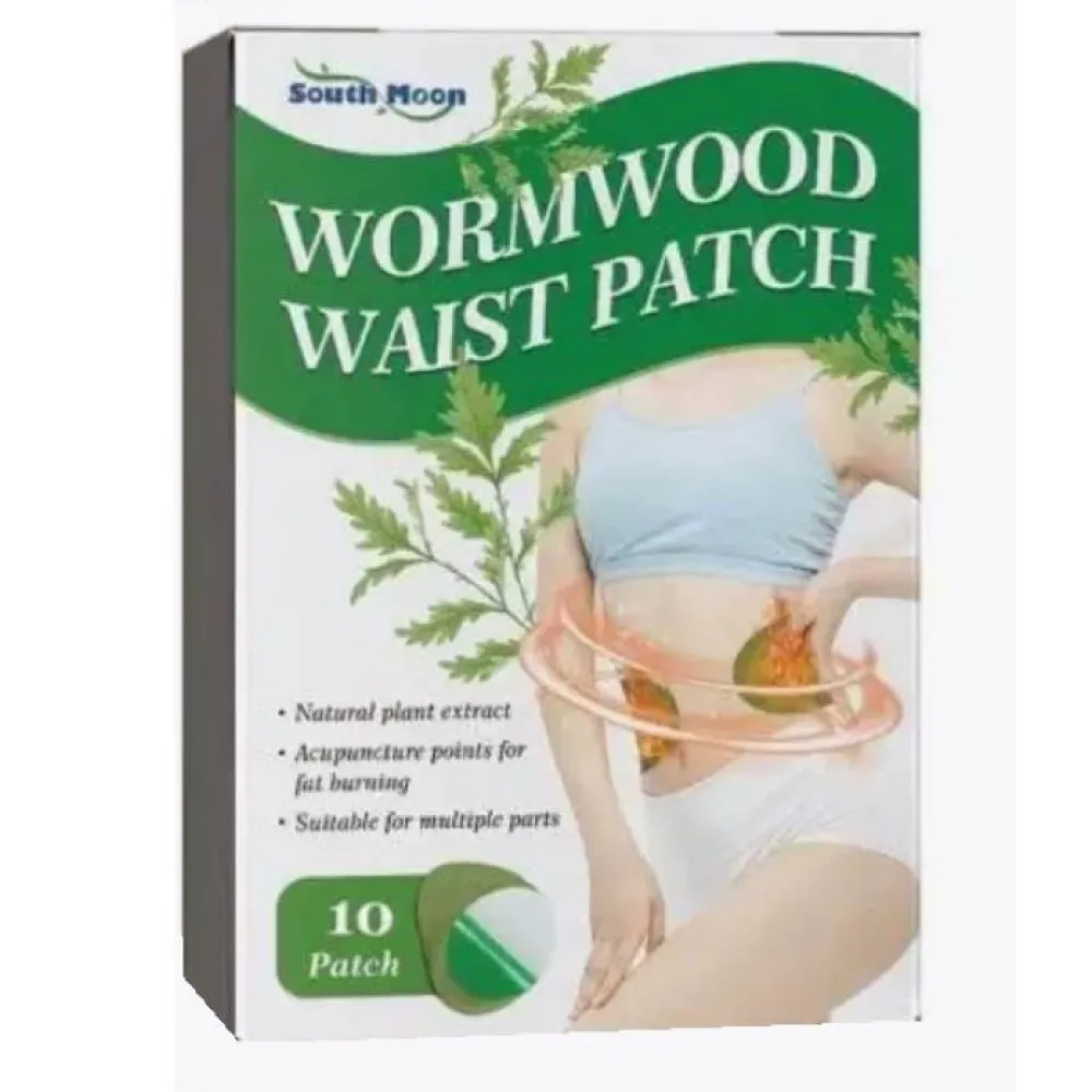 Пластырь для похудения и снижения веса Wormwood Waist Patch 10 шт