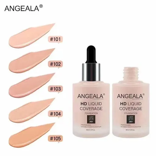 Тональная основа Angeala HD Liquid Coverage Foundation 30 мл